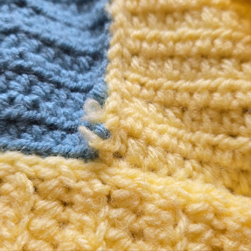 Crocheted Patchwork Cardigan - Picture 8 of 10